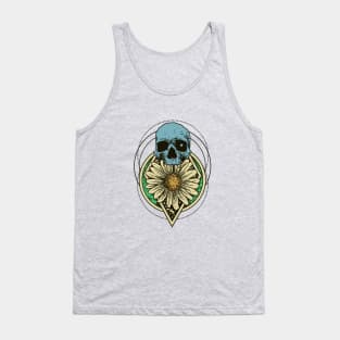 skull flower Tank Top